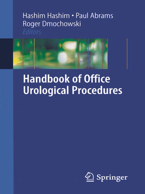 cover image of Handbook of Office Urological Procedures